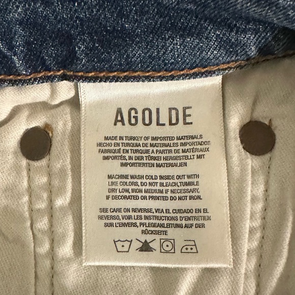 AGOLDE Riley High Rise Straight Crop Jean - Picture 11 of 14